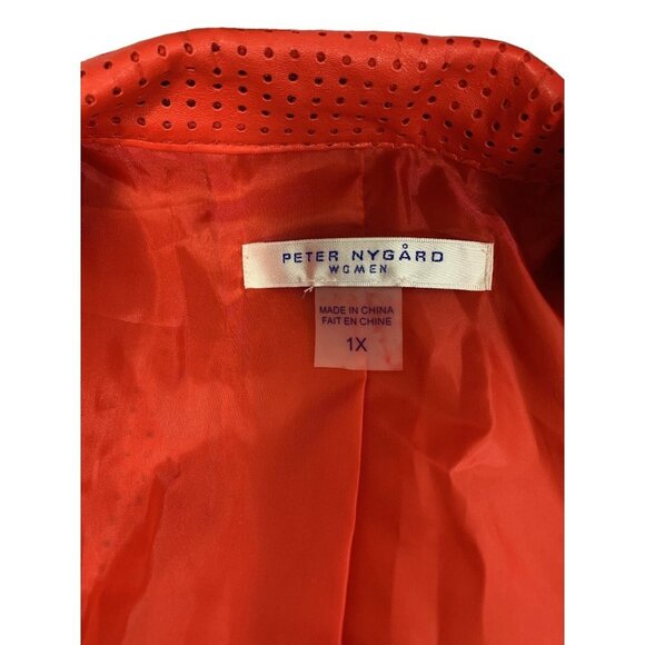 Peter Nygard Women’s Robbing Red Jacket - Picture 3 of 6